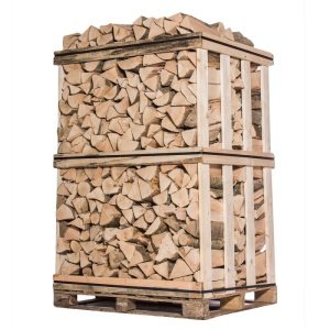BOIS DE CHAUFFAGE - 50 CM - MÉLANGE DE BOIS DURS - PALETTE 2 M3 - 2.5 STÈRES