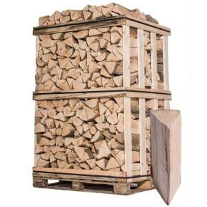 BOIS DE CHAUFFAGE - 30 CM - MÉLANGE DE BOIS DURS - PALETTE 2 M3 - 3 STÈRES